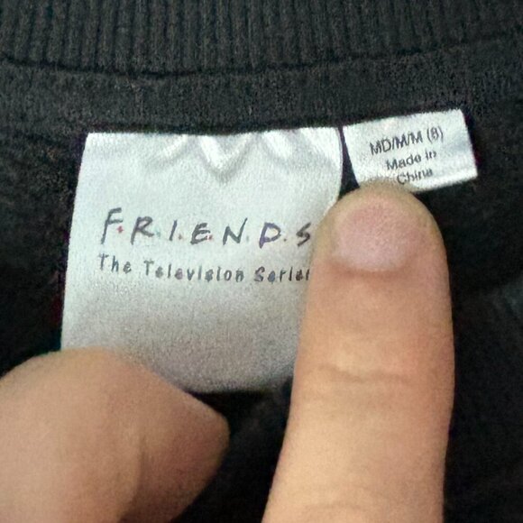 FRIENDS - Pull Over Sweatshirt - Girls M - Black - Picture 2 of 3